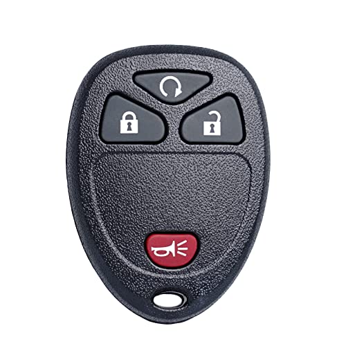 Remote Key Fob Replacement Fits for Chevy Silverado Avalanche Equinox Express Traverse Captiva GMC Sierra 1500 2500 Acadia Savana Yukon Buick Enclave Cadillac Escalade Pontiac Torrent Saturn Outlook