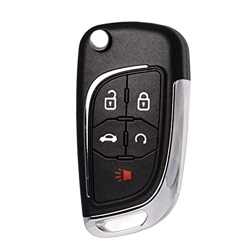 Upgraded Remote Key Fob Replacement Fits for Chevy Cruze Equinox Camaro Impala Malibu Sonic Buick Regal Verano Encore Lacrosse Allure GMC Terrain Keyless Entry Remote Start Control OHT01060512