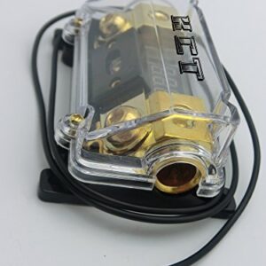 Car Audio Digital Led Display Fuse Holder ANL Include Fuse Distribution block 1 way in 1 way out