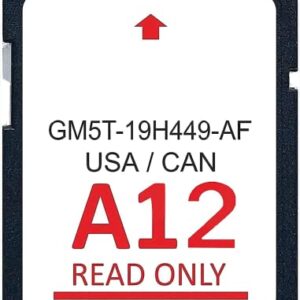 ZAORD Ford Navigation SD Card Car GPS Card Update Latest Maps US and Canada A12 Ford SYNC Navigation SD Card GM5T-19H449-AF for Ford & Lincoln