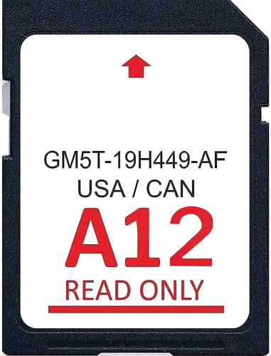 ZAORD Ford Navigation SD Card Car GPS Card Update Latest Maps US and Canada A12 Ford SYNC Navigation SD Card GM5T-19H449-AF for Ford & Lincoln