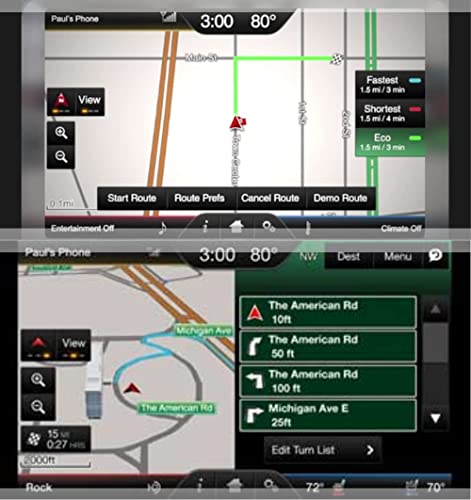 ZAORD Ford Navigation SD Card Car GPS Card Update Latest Maps US and Canada A12 Ford SYNC Navigation SD Card GM5T-19H449-AF for Ford & Lincoln