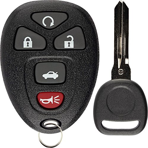 KeylessOption Keyless Entry Remote Control Car Key Fob Replacement for 22733524 with Key