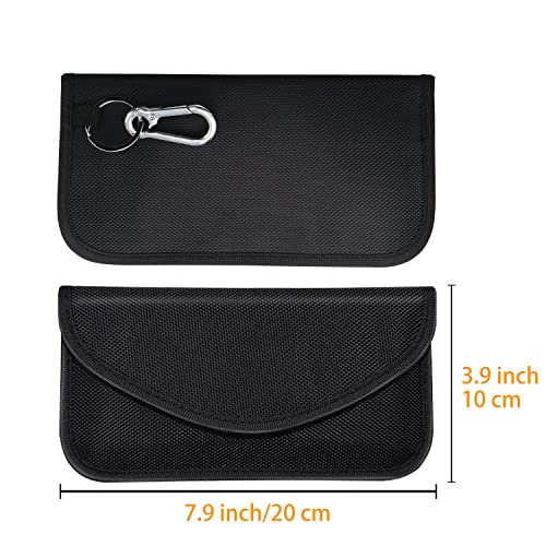 Zolunu Signal Blocking Bags, with for Key Fob Faraday Bags Car Keys and Cell Phone, Car RFID Anti-Theft Signal Blocker, Gifts Set for Men