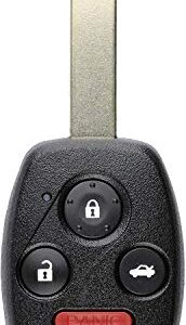 KeylessOption Keyless Entry Remote Fob Uncut Ignition Car Key for 2008-2012 Honda Accord MLBHLIK-1T