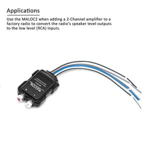 Recoil MLOC2 2-Channel Micro Line Output Converter with Remote Turn On Trigger