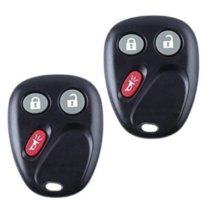 replacement for 2003-2006 chevrolet tahoe avalanche silverado suburban keyless entry car key that use 3 button fccid: lhj011-2 pack