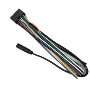 ALLMOST Power & Speaker Wire Harness Compatible with BV9351B, BV9358B, BV755BLC,BV755B 20 Pins Plug, Black