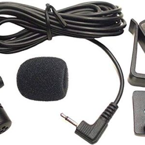 Mic 3.5mm Microphone External Assembly Compatible for Sony XAV-AX100,XAVAX1000, XAV-AX1000,XAV-AX5000, XAVV10BT,XAV-AX7000,XAV-AX8000,XAV-712BT Car Vehicle Bluetooth Enabled Audio Stereo Radio GPS DVD