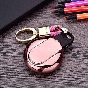 Royalfox(TM) Luxury 3 4 Buttons Soft TPU Smart Remote Key Fob case Cover for BMW Mini Cooper F54 F55 F56 F57 F60,with Keychain (Pink)