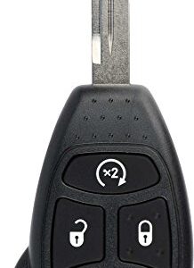 KeylessOption Keyless Remote Start Fob Uncut Car Ignition Key for Dodge Dakota, Ram, Durango, KOBDT04A, OHT692714AA