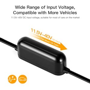 iZEEKER 11.5ft Mini USB Hardwire Kit for Dash Cam, Widely Compatible with 11.5V-40V Car Dashcam Charger Pord Like iZEEKER G100 Dash Camera and Other Mini USB Charging Port Car Camera