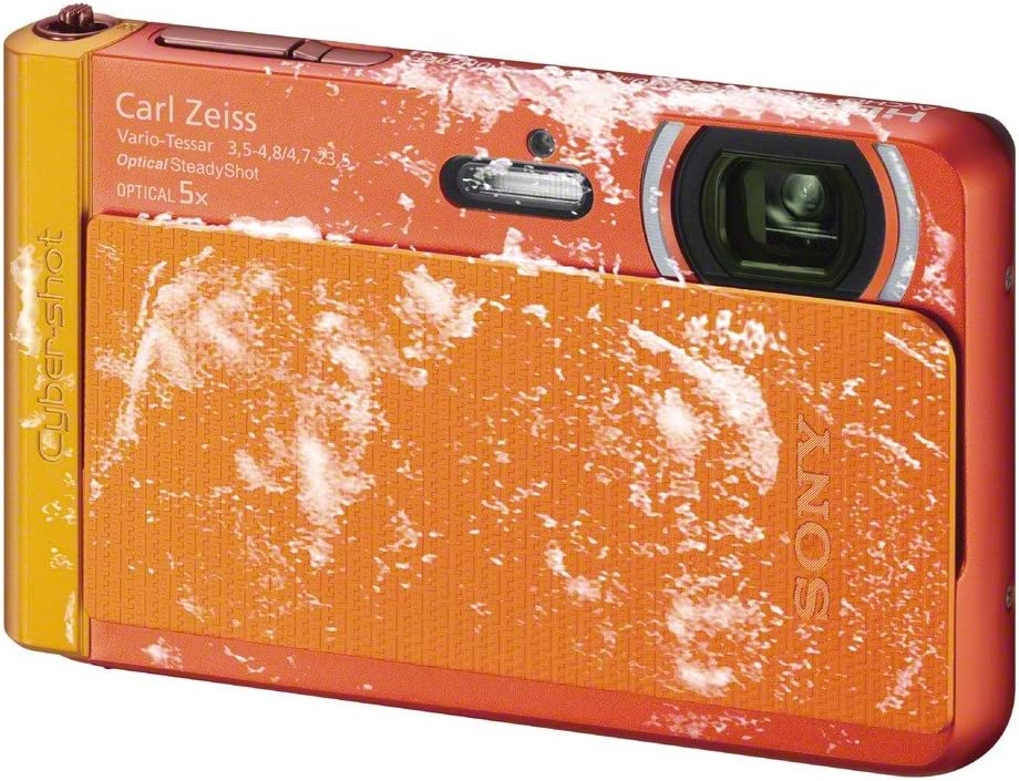 Sony DSC-TX30/D 18 MP Digital Camera with 5x Optical Image Stabilized Zoom and 3.3-Inch OLED (Orange)