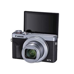 Canon PowerShot Digital Camera [G7 X Mark III] with Wi-Fi & NFC, LCD Screen and 4K Video - Silver (Renewed)