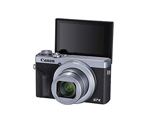 Canon PowerShot Digital Camera [G7 X Mark III] with Wi-Fi & NFC, LCD Screen and 4K Video - Silver (Renewed)