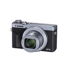 Canon PowerShot Digital Camera [G7 X Mark III] with Wi-Fi & NFC, LCD Screen and 4K Video - Silver (Renewed)