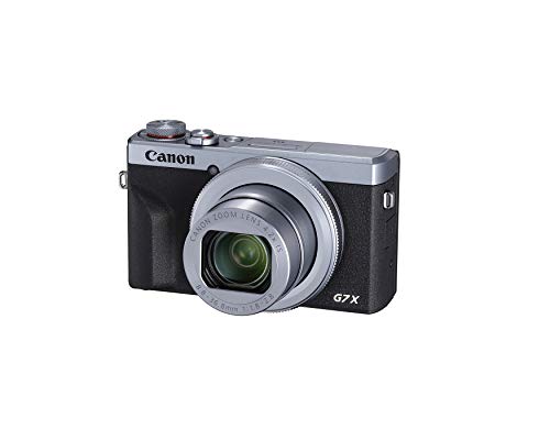 Canon PowerShot Digital Camera [G7 X Mark III] with Wi-Fi & NFC, LCD Screen and 4K Video - Silver (Renewed)