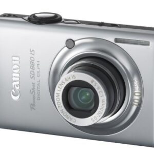 Canon PowerShot SD880IS 10MP Digital Camera with 4x Wide Angle Optical Image Stabilized Zoom (Silver)