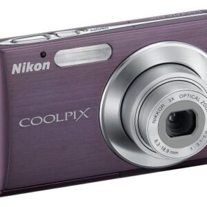 Nikon Coolpix S210 8MP Digital Camera with 3x Optical Zoom (Plum)