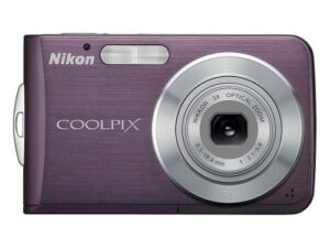 nikon coolpix s210 8mp digital camera with 3x optical zoom (plum)