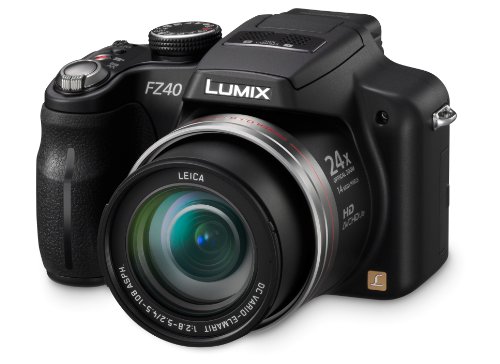 Panasonic Lumix DMC-FZ40 14.1 MP Digital Camera with 24x Optical Image Stabilized Zoom and 3.0-Inch LCD - Black (Discontinued by Manufacturer)