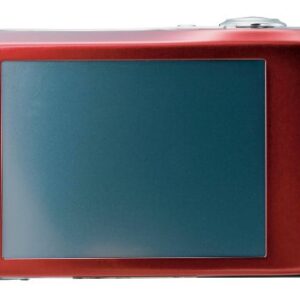 GE E1250TW-RD 12MP Digital Camera with 5X Optical Zoom and 3.0 Inch LCD with Auto Brightness - Red