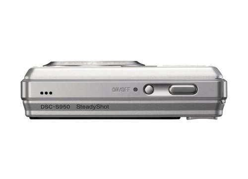 Sony Cybershot DSC-S950 10MP Digital Camera with 4x Optical Zoom with Super Steady Shot Image Stabilization (Silver)