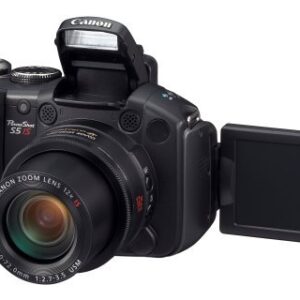 Canon PowerShot Pro Series S5 IS 8.0MP Digital Camera with 12x Optical Image Stabilized Zoom (OLD MODEL)