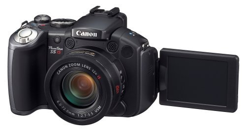 Canon PowerShot Pro Series S5 IS 8.0MP Digital Camera with 12x Optical Image Stabilized Zoom (OLD MODEL)