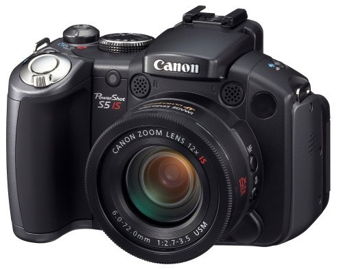 Canon PowerShot Pro Series S5 IS 8.0MP Digital Camera with 12x Optical Image Stabilized Zoom (OLD MODEL)