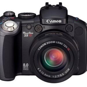 Canon PowerShot Pro Series S5 IS 8.0MP Digital Camera with 12x Optical Image Stabilized Zoom (OLD MODEL)