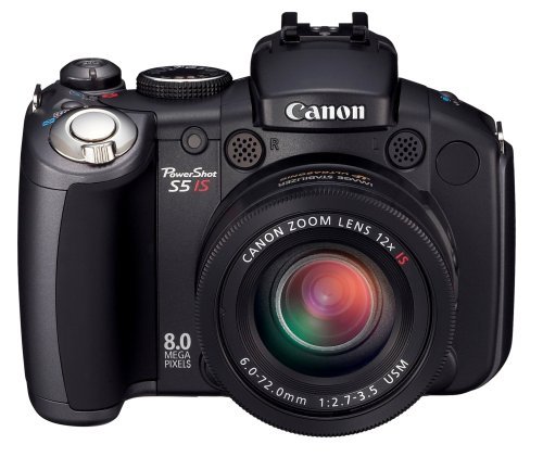 Canon PowerShot Pro Series S5 IS 8.0MP Digital Camera with 12x Optical Image Stabilized Zoom (OLD MODEL)