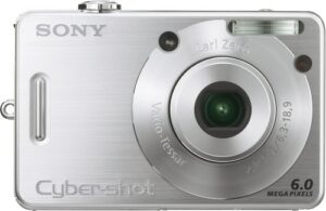 sony cybershot dscw50 6mp digital camera with 3x optical zoom