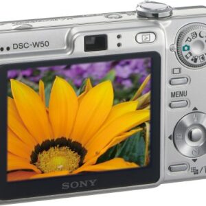 Sony Cybershot DSCW50 6MP Digital Camera with 3x Optical Zoom