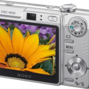 Sony Cybershot DSCW50 6MP Digital Camera with 3x Optical Zoom