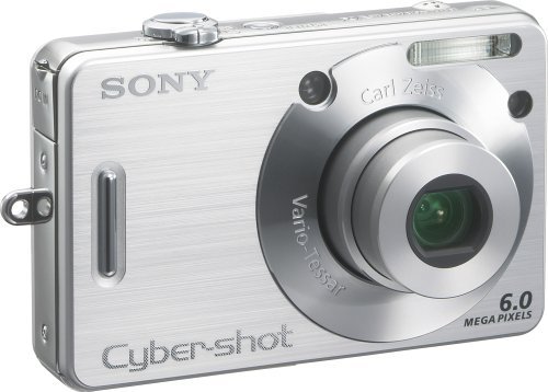 Sony Cybershot DSCW50 6MP Digital Camera with 3x Optical Zoom