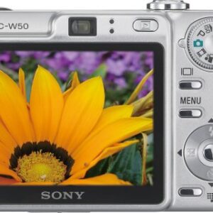 Sony Cybershot DSCW50 6MP Digital Camera with 3x Optical Zoom