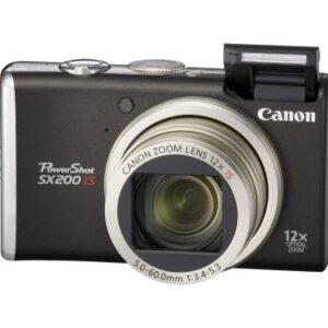 Canon PowerShot SX200IS 12 MP Digital Camera with 12x Wide Angle Optical Image Stabilized Zoom and 3.0-inch LCD (Black)