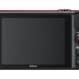 Nikon COOLPIX S4300 16 MP Digital Camera with 6x Zoom NIKKOR Glass Lens and 3-inch Touchscreen LCD (Red)