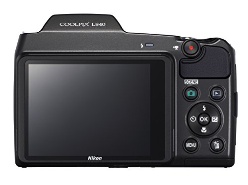 Nikon COOLPIX L840 Digital Camera with 38x Optical Zoom and Built-In Wi-Fi (Black)