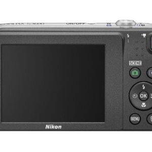 Nikon COOLPIX S3600 20.1 MP Digital Camera with 8x Zoom NIKKOR Lens and 720p HD Video (Silver) (Discontinued by Manufacturer)