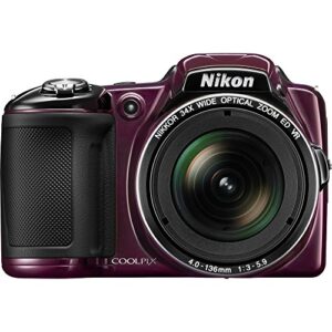 nikon coolpix l830 digital camera (plum) (renewed)
