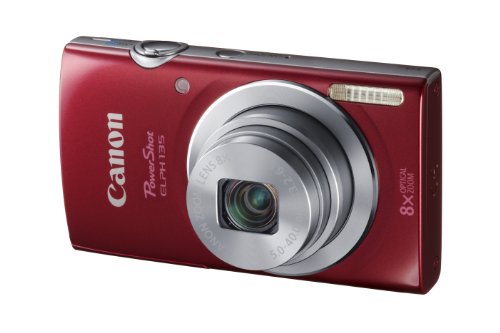 Canon PowerShot ELPH135 Digital Camera (Red)