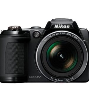 Nikon COOLPIX L120 14.1 MP Digital Camera with 21x NIKKOR Wide-Angle Optical Zoom Lens and 3-Inch LCD (Black) (OLD MODEL)