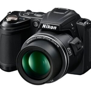 Nikon COOLPIX L120 14.1 MP Digital Camera with 21x NIKKOR Wide-Angle Optical Zoom Lens and 3-Inch LCD (Black) (OLD MODEL)