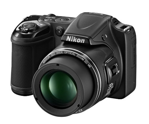 Nikon COOLPIX L820 16 MP CMOS Digital Camera with 30x Zoom Lens and Full HD 1080p Video (Black) (OLD MODEL)