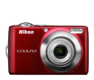 nikon coolpix l24 14 mp digital camera with 3.6x nikkor optical zoom lens and 3-inch lcd (red)