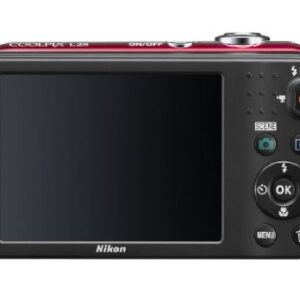 Nikon COOLPIX L28 20.1 MP Digital Camera with 5x Zoom Lens and 3" LCD (Red) (OLD MODEL)