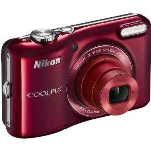 Nikon COOLPIX L28 20.1 MP Digital Camera with 5x Zoom Lens and 3" LCD (Red) (OLD MODEL)