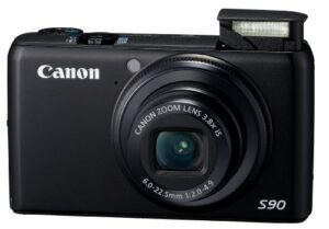 canon powershot s90 10mp digital camera with 3.8x wide angle optical image stabilized zoom and 3-inch lcd (old model)